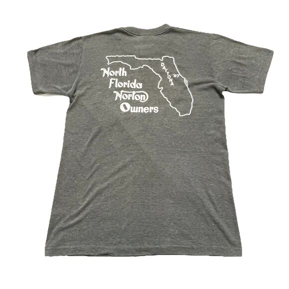 Norton Motorcycle 1987 Vintage Daytona Single Stitch USA Made T Shirt S/M - Picture 11 of 12